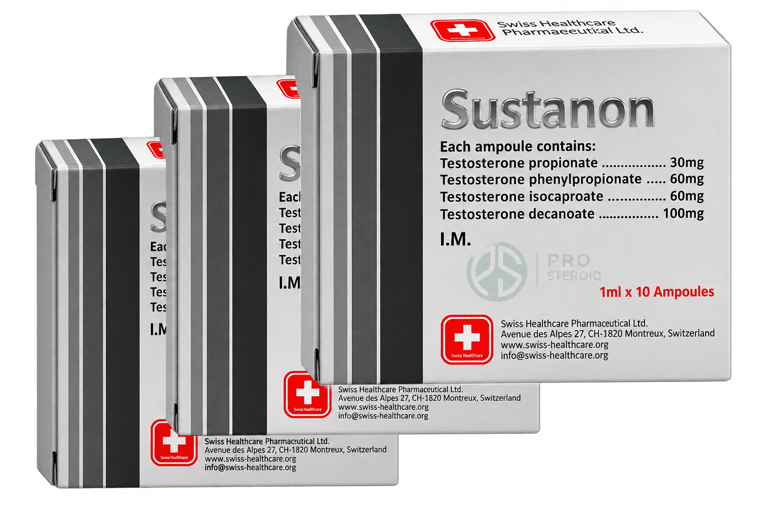 3x Sustanon 250 – Swiss Healthcare